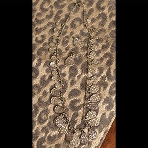 Necklace and matching earrings